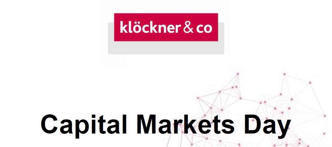 Capital Markets Day Klockner Co Se